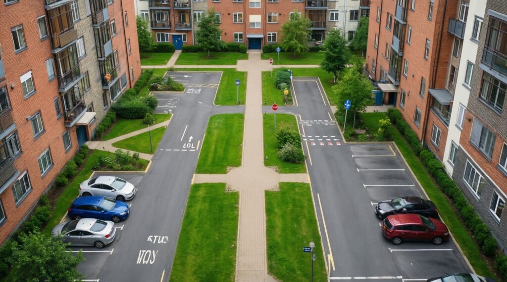 Городская среда и комфорт: дворы, парки, освещение, безопасность и участие жителей в проектах - иллюстрация